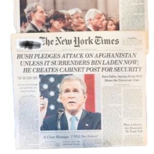 9/21/2001 The New York Times